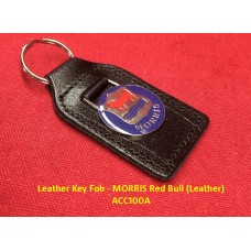 Leather Key Fob - MORRIS Red Bull (Leather)  ACC100A