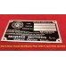 Morris Minor Chassis Identification Plate (1948 To April 1952)  ACC134A