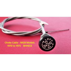 Choke Cable - MGB Models  1970 to 1973    BHH653
