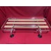 Boot Lid Luggage Rack - Polished Aluminium With Wooden Slats (Includes Fitting Kit) Dimensions 90 x 34 cm. BLF171
