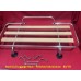 Boot Lid Luggage Rack - Polished Aluminium With Wooden Slats (Includes Fitting Kit) Dimensions 90 x 34 cm. BLF171