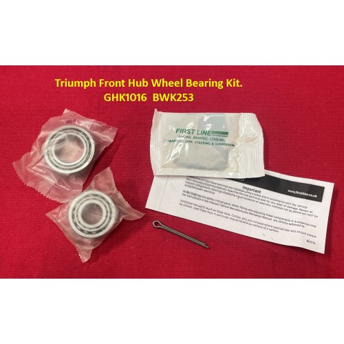 Front Hub Wheel Bearing Kit Triumph Saloon Mk2 & Stag . GHK1016 BWK253 Front Hub Wheel Bearing Kit Triumph Saloon Mk2 & Stag . GHK1016 BWK253