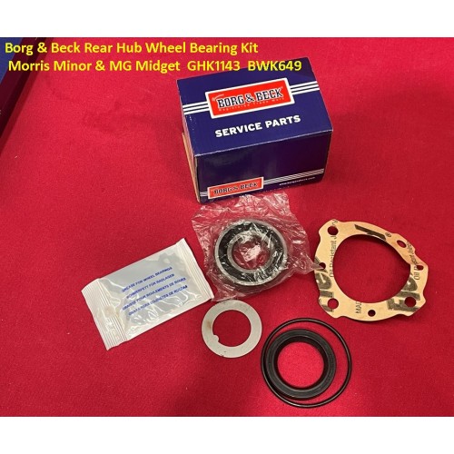 Borg & Beck Rear Hub Wheel Bearing Kit Morris Minor & MG Midget GHK1143 BWK649 Borg & Beck Rear Hub Wheel Bearing Kit Morris Minor & MG Midget GHK1143 BWK649