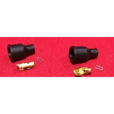 HT Lead End Boot Cover & Terminal End for Distributor Cap. HT Leads (Sold as a Pair)  GCL1110-SetA