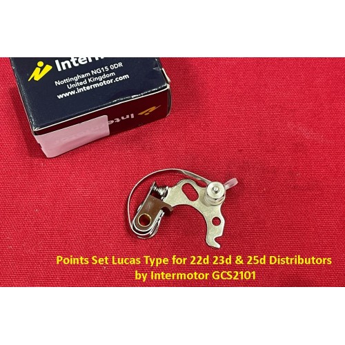 Points Set Lucas Type for 22d 23d & 25d Distributors by Intermotor GCS2101 Points Set Lucas Type for 22d 23d & 25d Distributors by Intermotor GCS2101