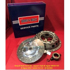 Borg & Beck Clutch Kit - Jaguar E Type & Jaguar XK120-150 & Jaguar Mk2 Saloon 3.4 3.8   HK5229HD