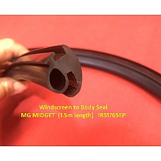 Windscreen to Body Seal  MG MIDGET  (1.5m length)   IRS1765EP
