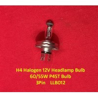 H4 Halogen 12V Headlamp Bulb 60/55W P45T Bulb  3Pin    LLB012