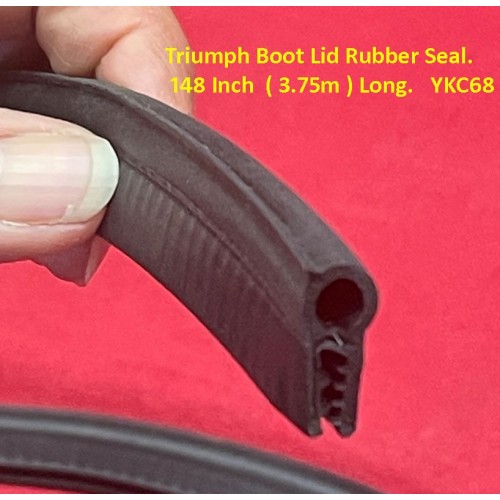 Triumph Boot Lid Rubber Seal. 148 Inch ( 3.75m ) Long. YKC68 Triumph Boot Lid Rubber Seal. 148 Inch ( 3.75m ) Long. YKC68