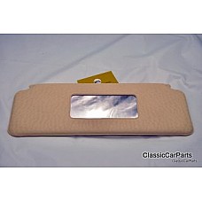 Sun Visor pad with Mirror - Classic Mini  Crackle finish '64 on - No hinge   SV2017C