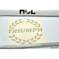 Gold Laurel Decal  - Triumph TR7 bonnet