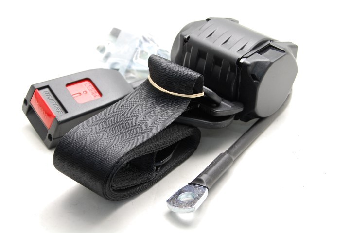 Securon Inertia Reel Front Seat Belt and Anchor kit (Black) Securon-500/30  - Securon-500/30
