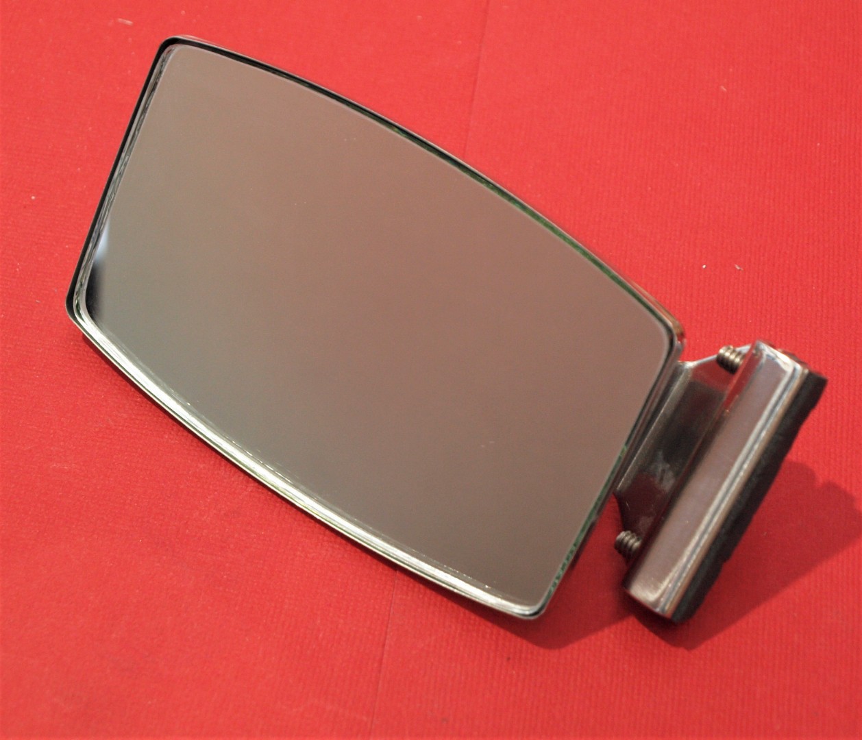 Bowers Rectangular Clamp On Door Mirror – Chrome Stainless Steel, Overtaking/Quarter Light, Classic, Taiwan Made