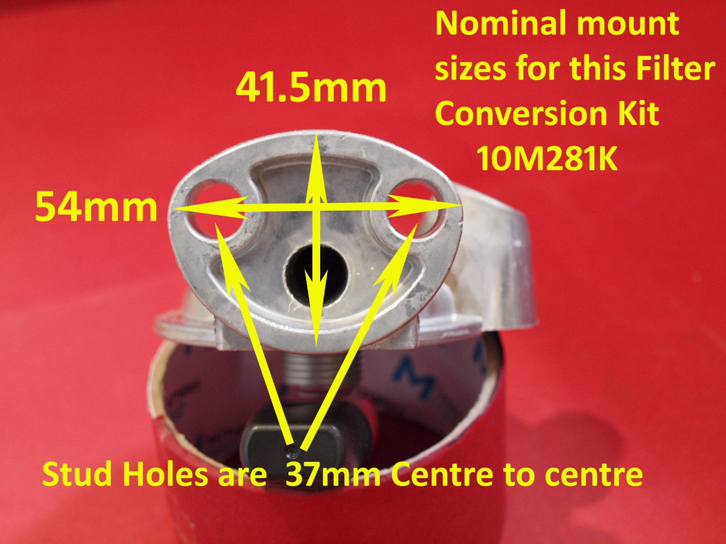 thumbnail image 2 of Spin-On Oil Filter Conversion Kit For Morris Minor 948cc & 1098cc - Classic Car Engine Upgrade 2 of 4