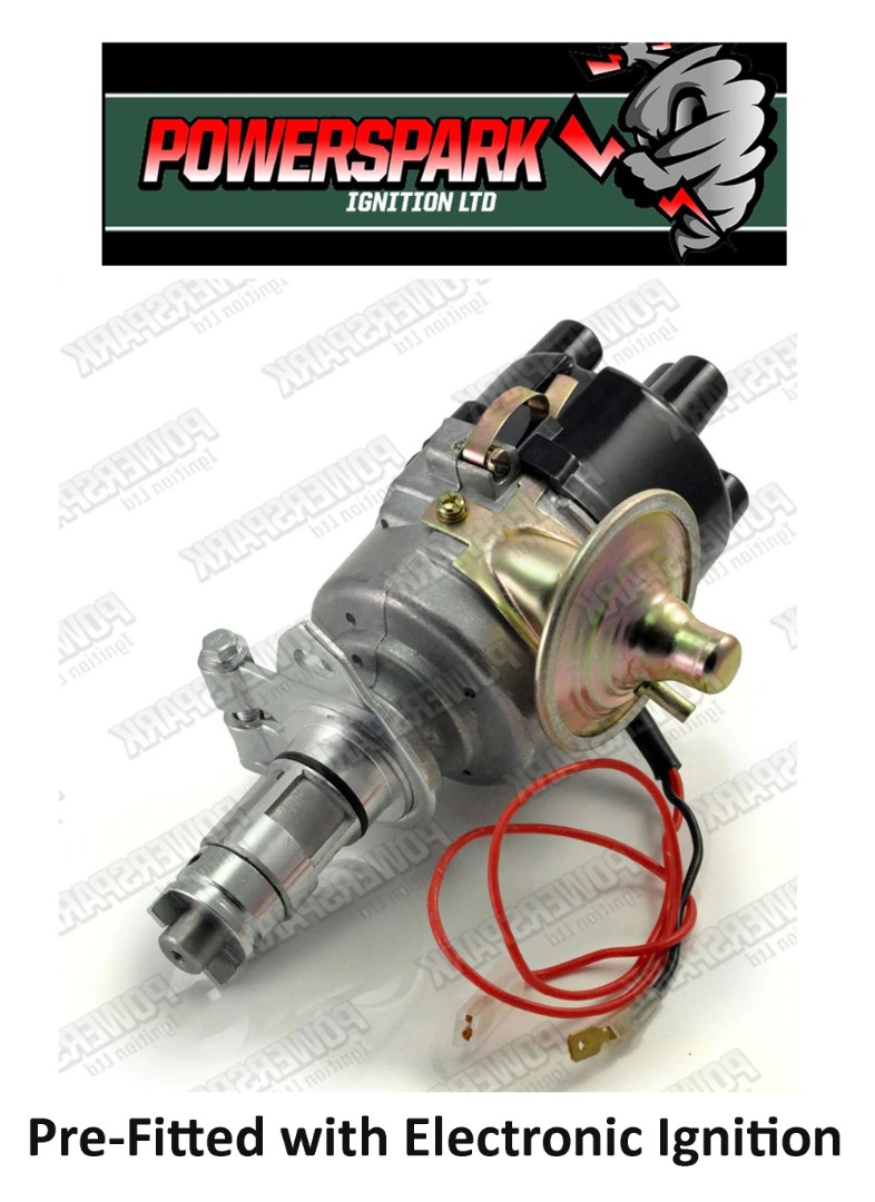 Powerspark Lucas 45D4 Type Distributor With Electronic Ignition Kit And Powerspark Lucas 45D4 Type Distributor With Electronic Ignition Kit And