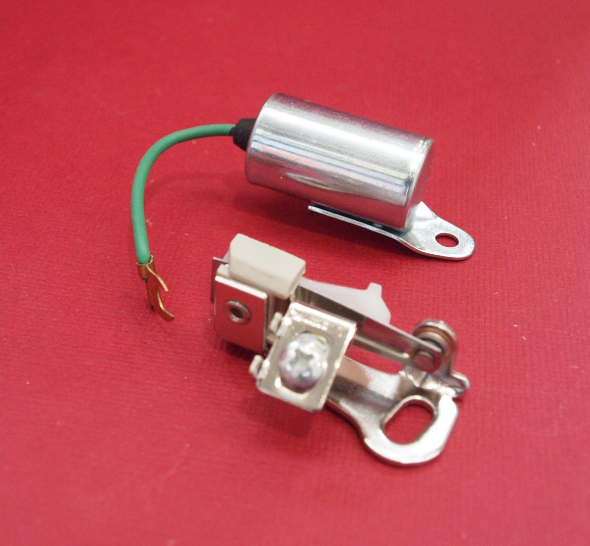 Points & Condenser Set Ford Motorcraft (FoMoCo ) Right Hand Distributor ...