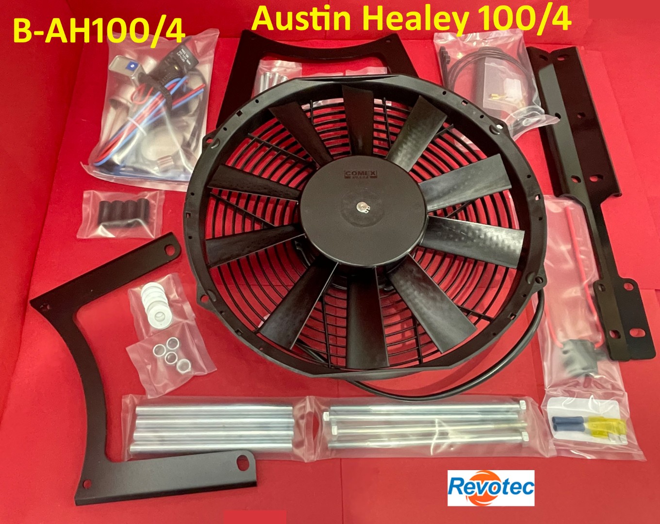 Revotec Cooling Fan Kit - Austin Healey 100/4. B-AH100/4