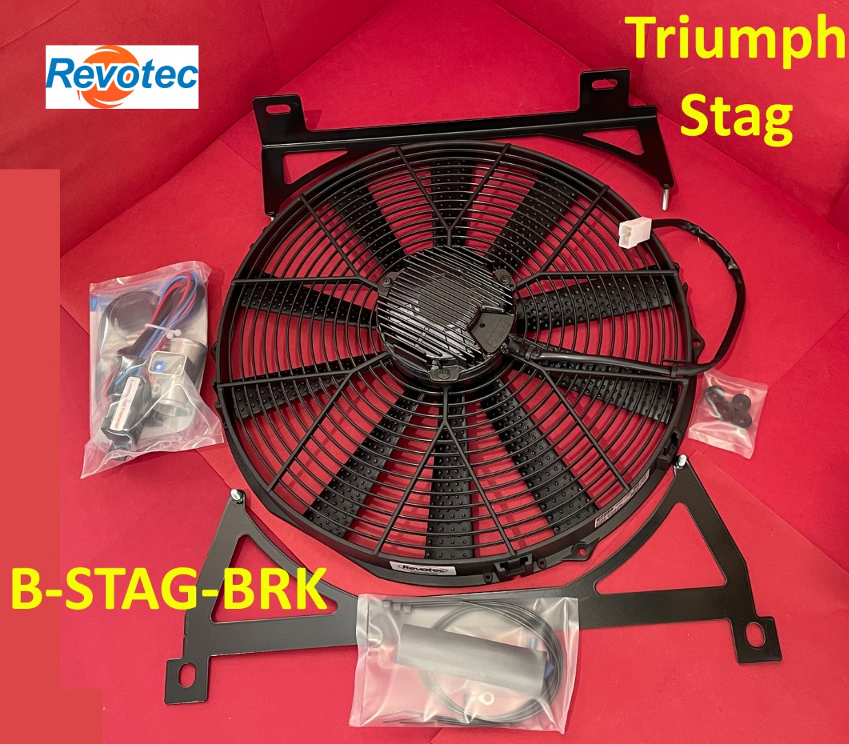 Revotec Cooling Fan Kit - Triumph Stag. B-STAG-BRK