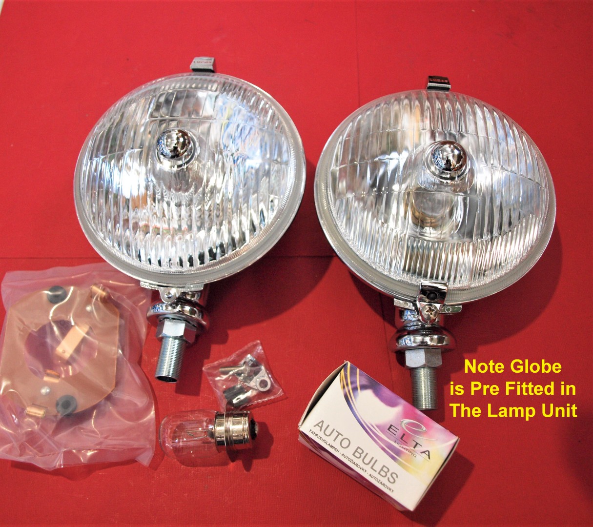 Lucas 576 Fog Driving Lamps Quality Reproduction  (Sold as a Pair)  MM162-800-SetA