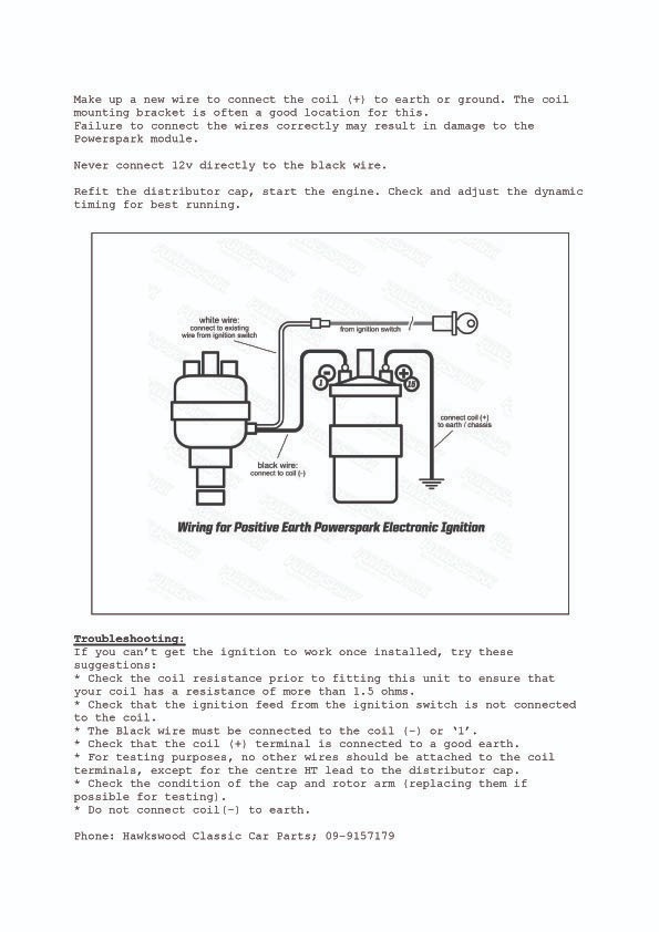 Powerspark Lucas DK4A Distributor with Electronic Ignition Positive