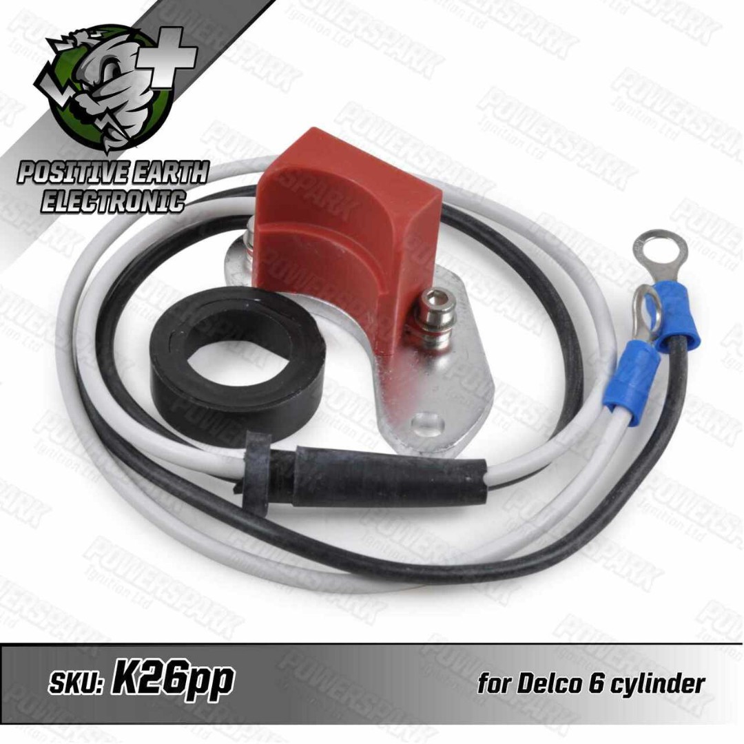 Powerspark Electronic Ignition for Delco D200 series 6 cylinder Distributors  Positive Earth Only    K26PP-Powerspark