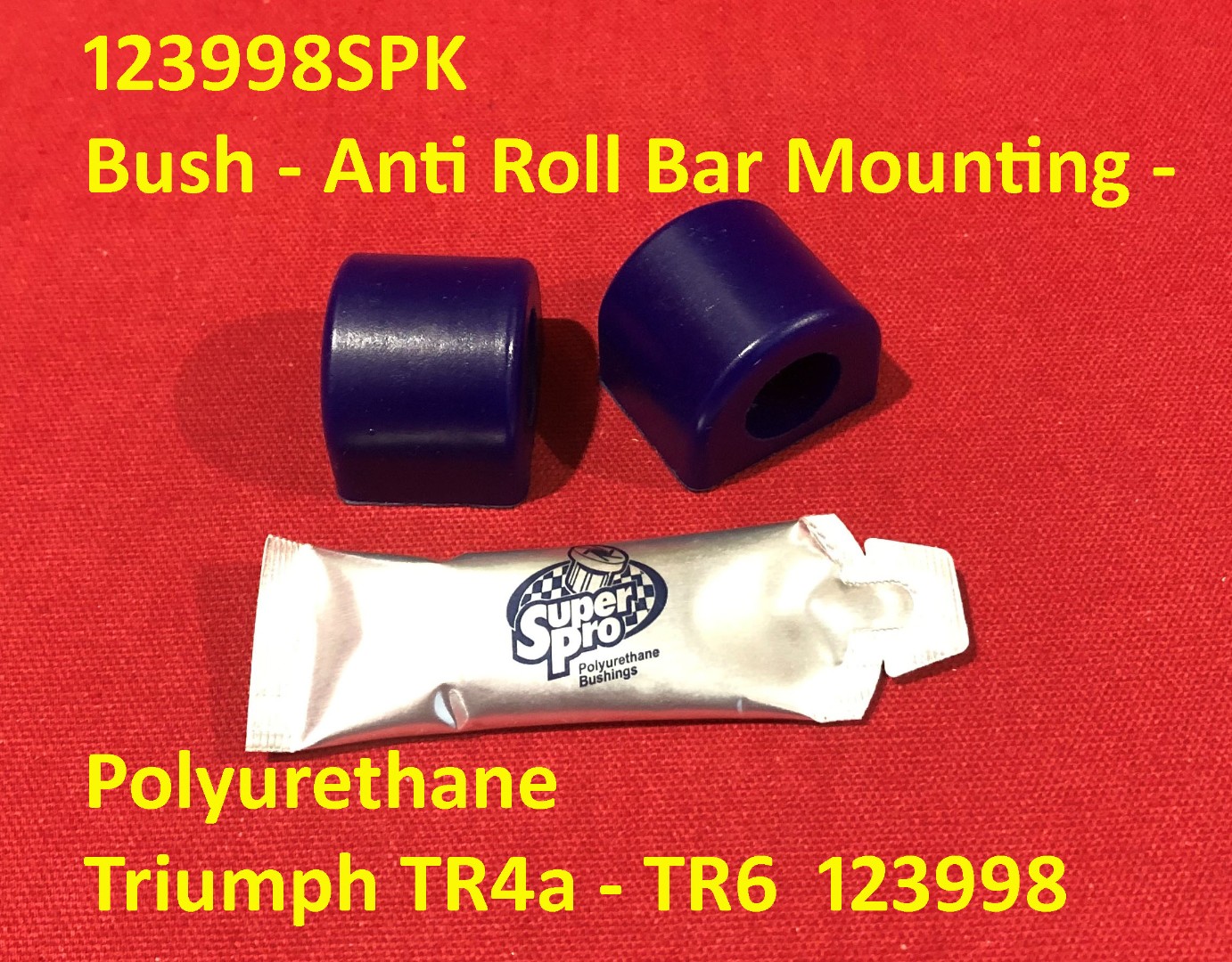 thumbnail interactive-video image 1 of Porsche 944/968 Front Anti-Roll Bar Bush Kit – Polyurethane (26.8mm & 18mm) – FloFlex 1 of 5