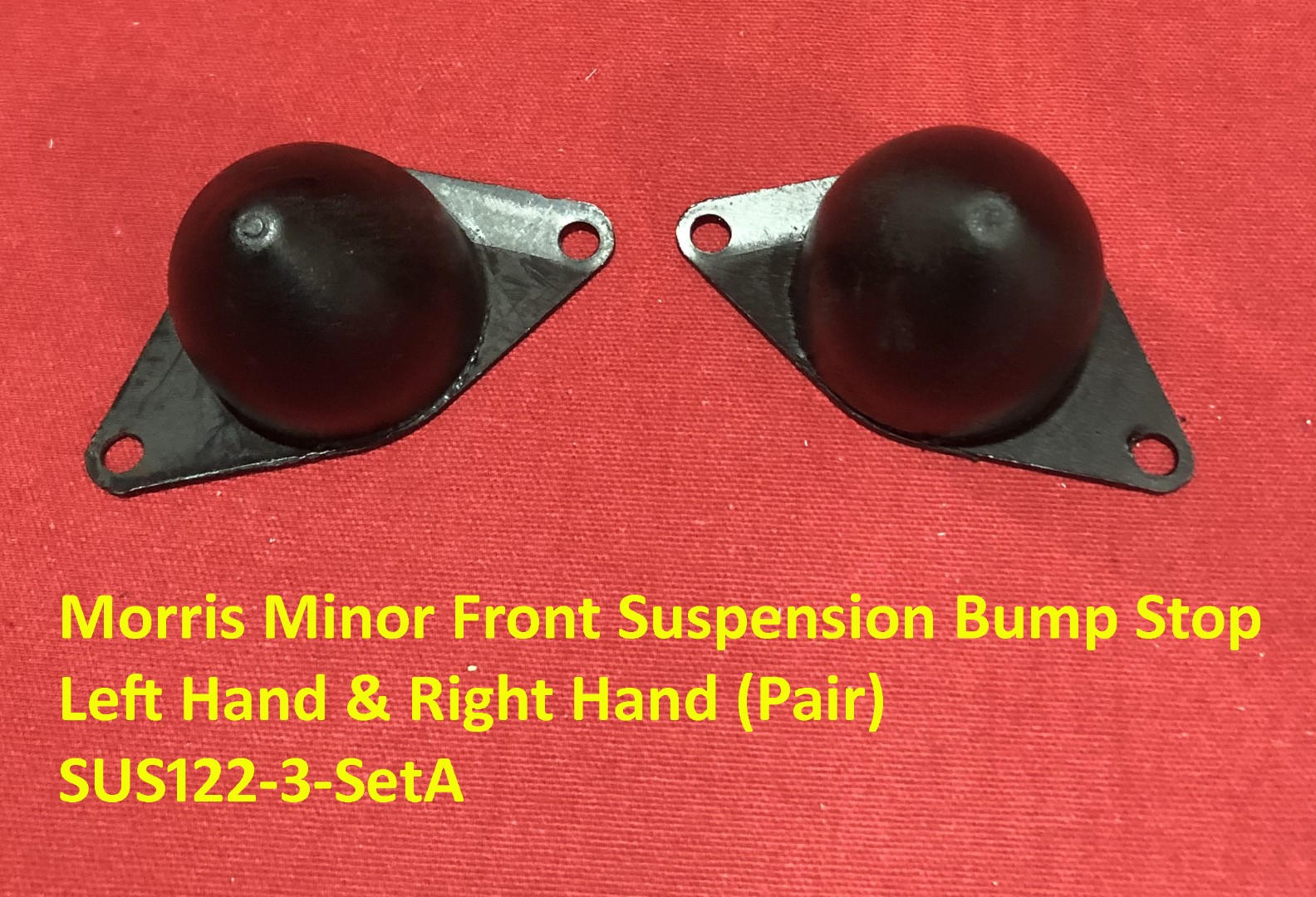 Morris Minor Front Suspension Bump Stop Left Hand & Right Hand (Pair)     SUS122-3-SetA