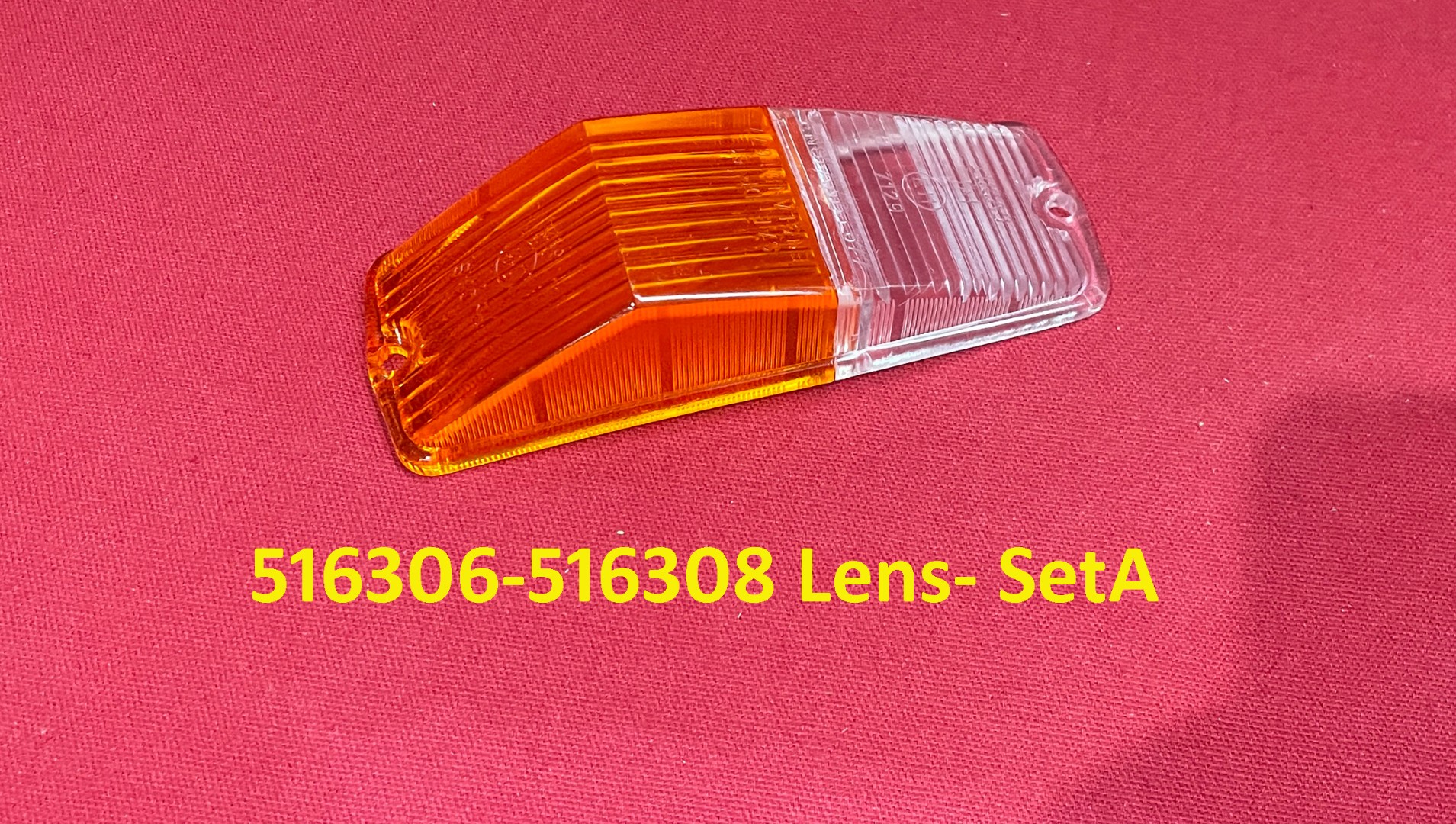 Indicator & Sidelight Cluster Lens Set Only MGB Triumph Spitfire Triumph GT6  516306-516308 Lens- SetA
