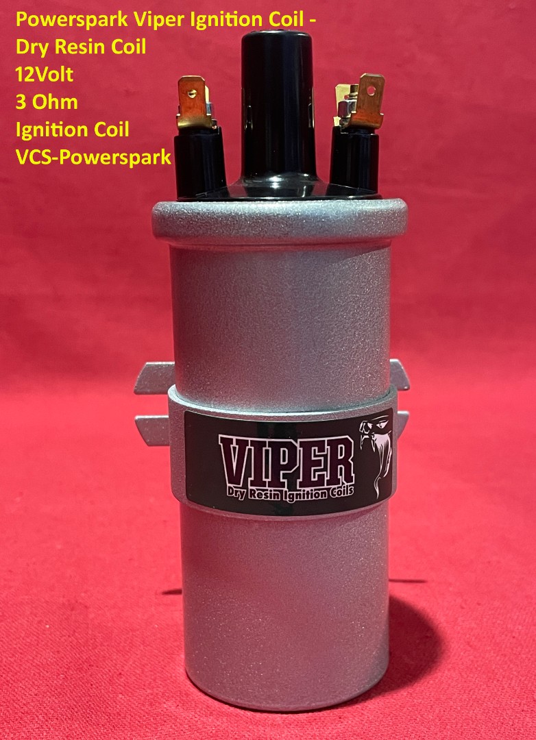 Powerspark Viper Ignition Coil - Dry Resin Coil  12Volt 3 Ohm Ignition Coil   VCS-Powerspark