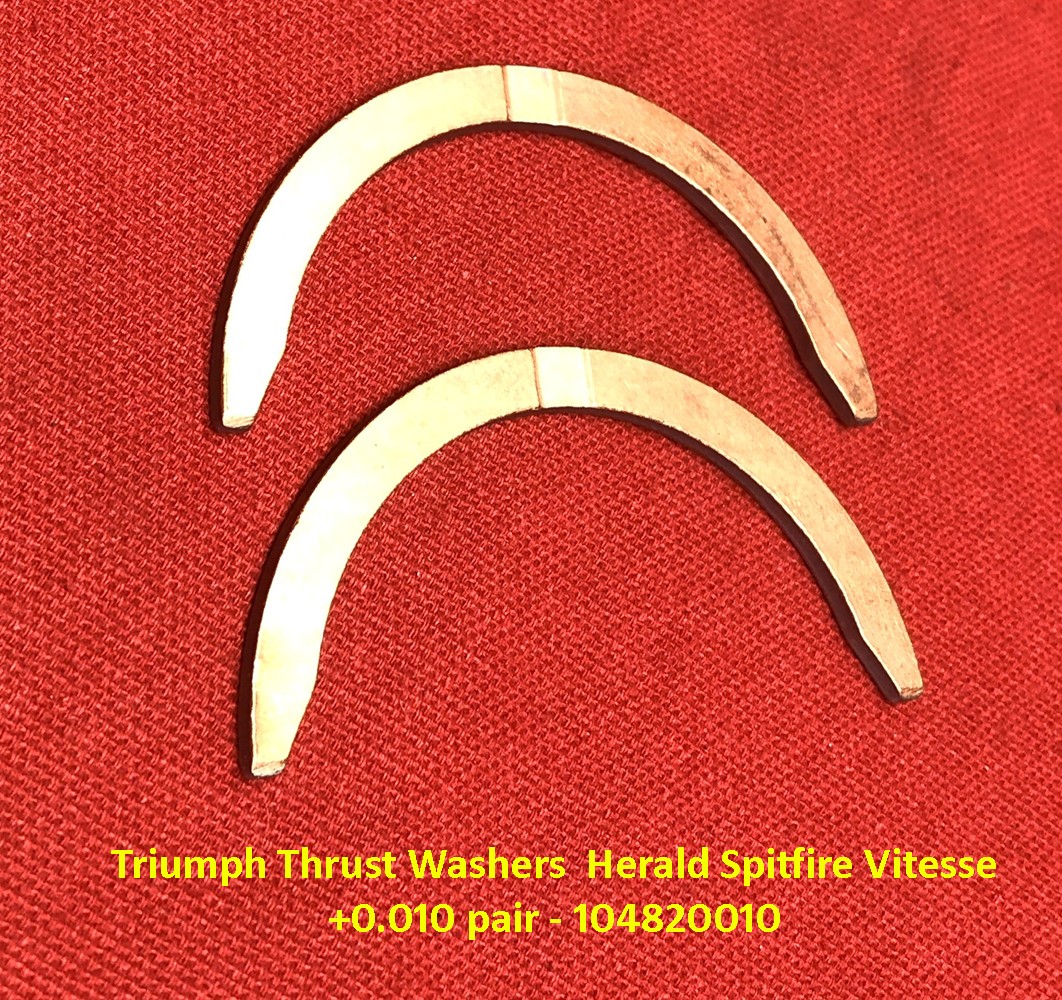 Triumph Thrust Washers Herald Spitfire Vitesse 010 oversize (pair) 104820010 Triumph Thrust Washers Herald Spitfire Vitesse 010 oversize (pair) 104820010