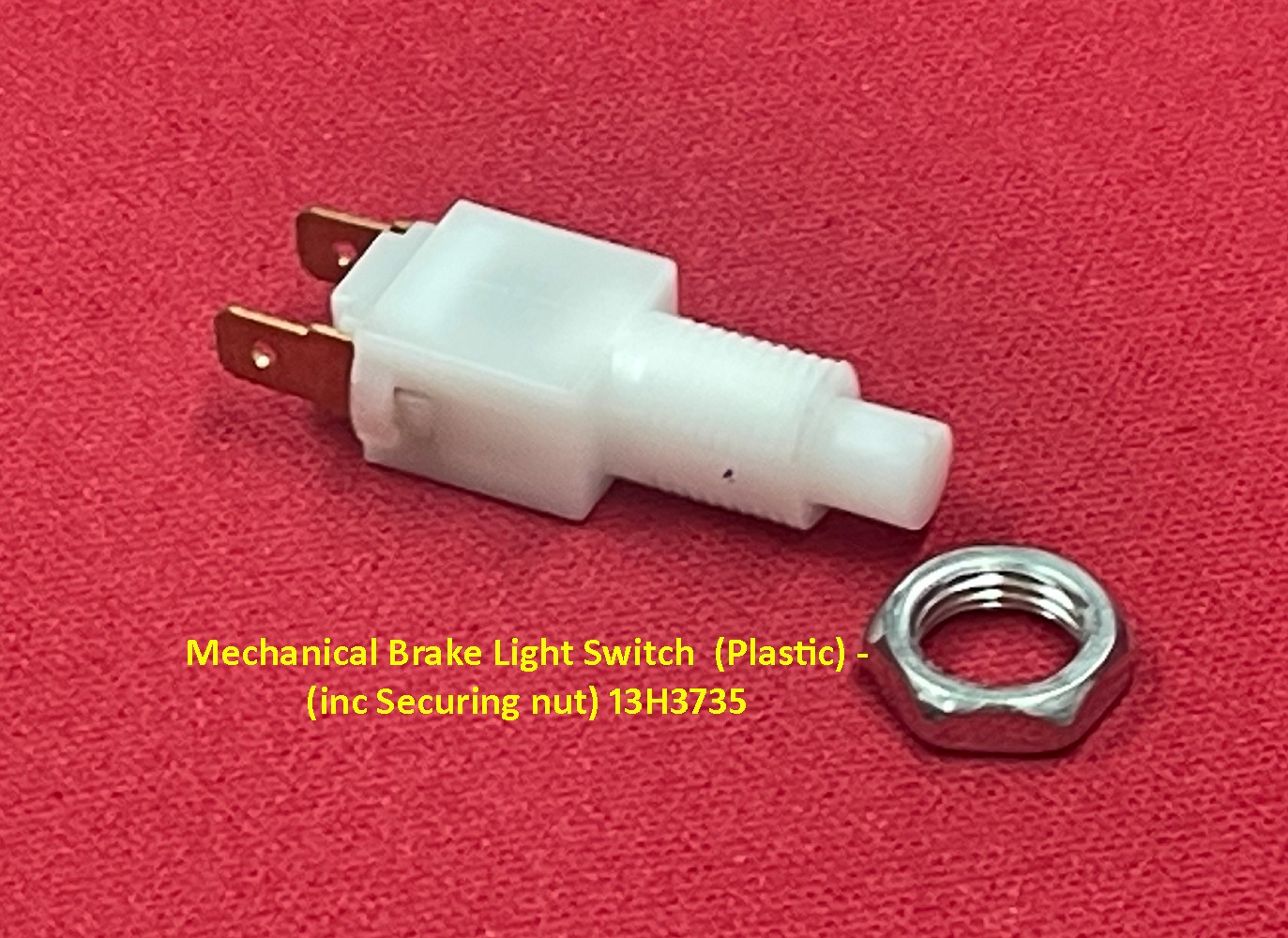 Mechanical Brake Light Switch (Plastic) - (inc Securing nut) 13H3735 Mechanical Brake Light Switch (Plastic) - (inc Securing nut) 13H3735