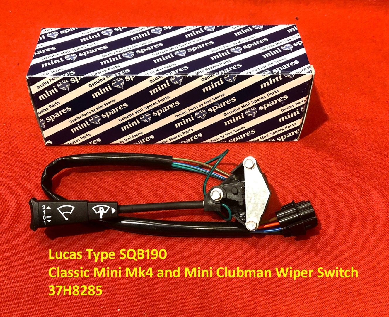 Lucas Type SQB190 Classic Mini Mk4 and Mini Clubman Wiper Switch 37H8285 Lucas Type SQB190 Classic Mini Mk4 and Mini Clubman Wiper Switch 37H8285
