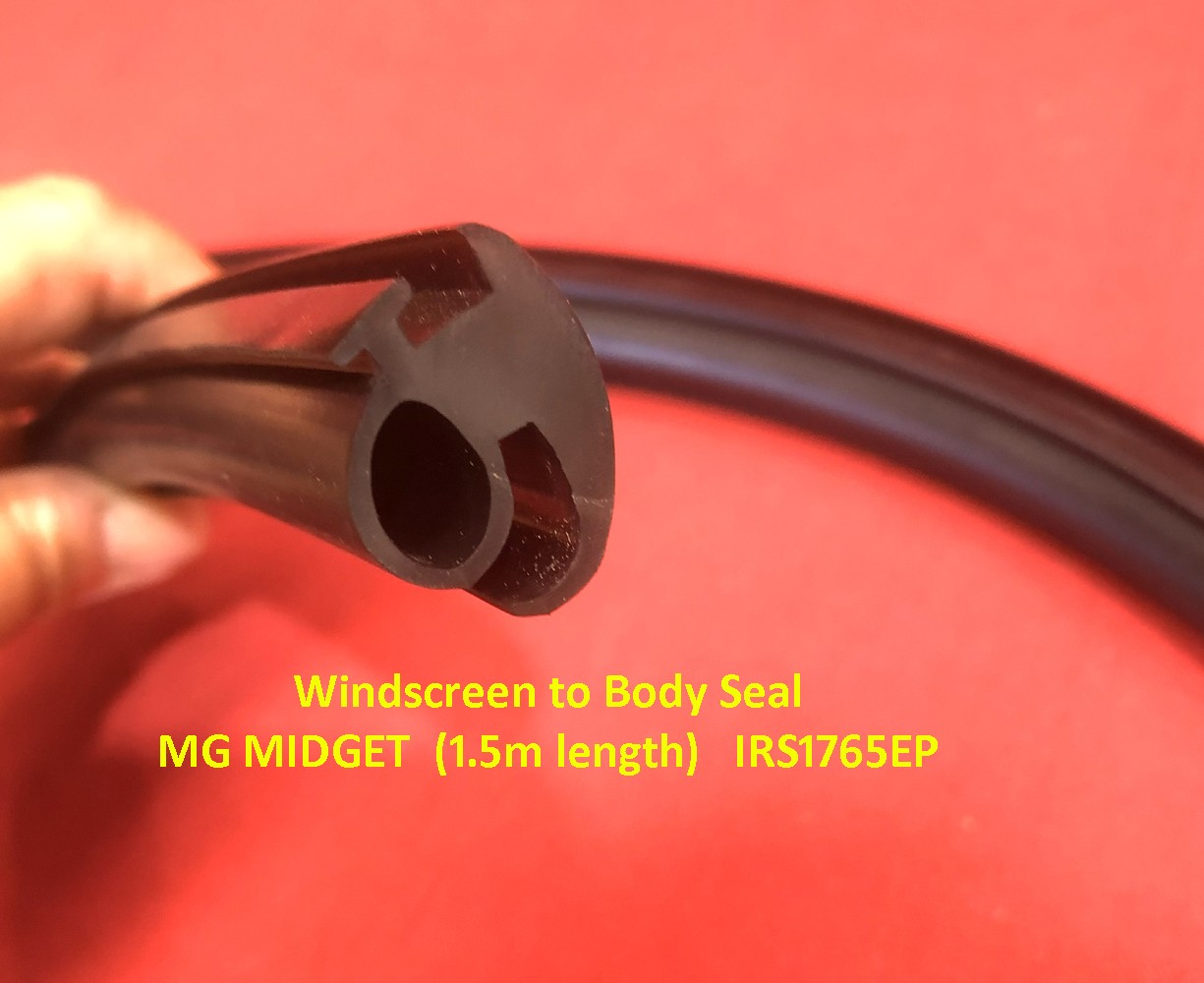 Windscreen to Body Seal MG MIDGET (1.5m length) IRS1765EP Windscreen to Body Seal MG MIDGET (1.5m length) IRS1765EP